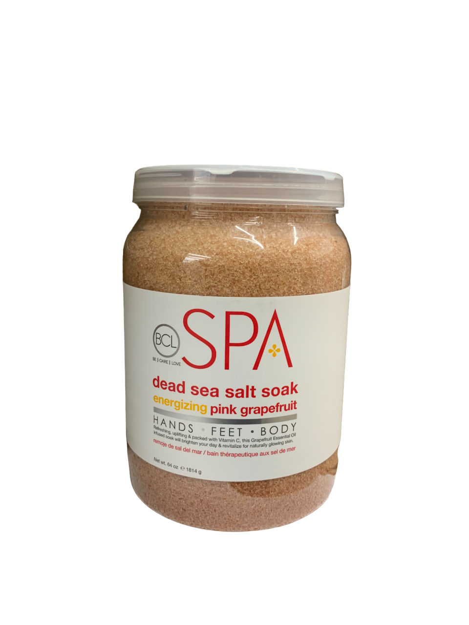 BCL Spa Dead Sea Salt Soak Energizing Pink Grapefruit